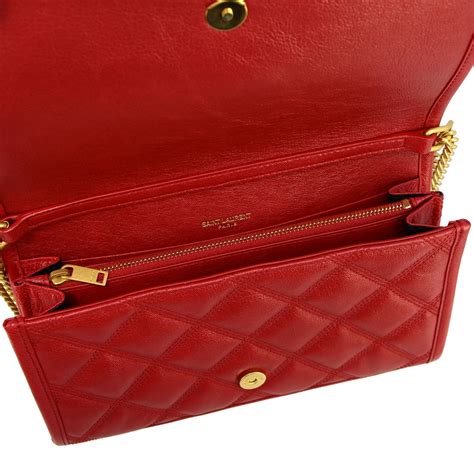 bolso ysl rojo|saint laurent bolso.